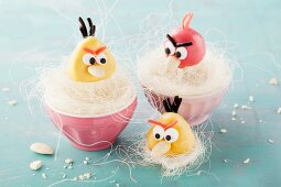 Angry birds cake pops