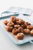 Mini doughnuts with cinnamon and sugar