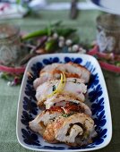 Stuffed chicken roulade for Mother's Day