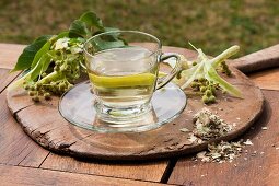 Lime flower tea