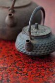 Two Chinese teapots