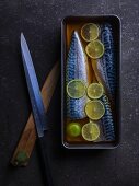 Pickled mackerel