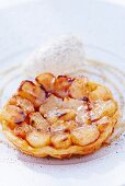 Turnip tarte tatin