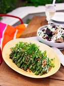 Fragrant asparagus salad and Beetroot, quinoa and fetta salad