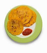 Pupusas (gefüllte Teigtaschen aus El Salvador)