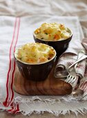 Fish Pie (Fischauflauf mit Kartoffelpüree-Haube, England)