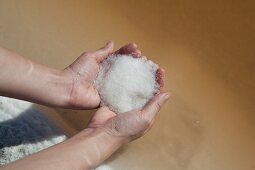 Sea salt obtained from saline