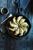 Pork and cabbage pot stickers
