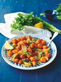 Roast moroccan carrots