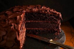 Creamy chocolate cake