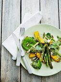 Grilled vegetables with pesto