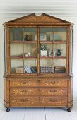 Antique dresser with floral marquetry