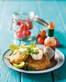 Green tomato escalope