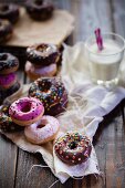 Various glazed doughnuts