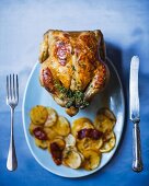 Lemon and chorizo chicken with thyme