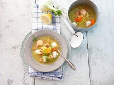 Mediterranean fish soup with aïoli garlic mayonnaise