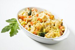 Chicken and vegetable bake