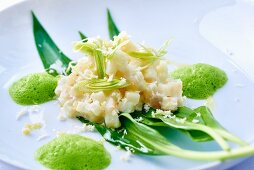 Celerisotto (celery risotto without rice, France)