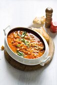 Chickpea and tomato soup