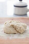Dough for Leniwe Wareniki (vanilla ricotta dumplings with wholemeal wheat flour, Russia)