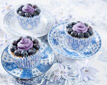 Heidelbeer-Cupcakes