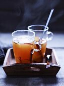 Mulled apple must with Calvados