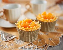 Mandarin marmalade cupcakes
