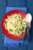 Cucumber and Chinese cabbage salad with chilli