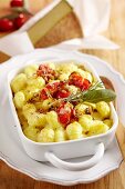 Gnocchi bake with mountain cheese