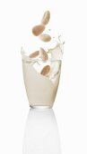 Almond milk (topic : drinking fruits)