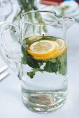 Lemon and peppermint water