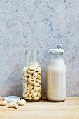 Cashew nuts and cashew nut milk