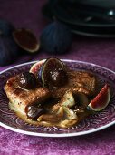 Chicken breast with marsala and figs