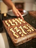 Milk chocolate with hazelnuts