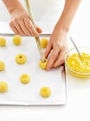 Zitronenplätzchen zubereiten