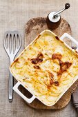 Potato Gratin in Baking Dish