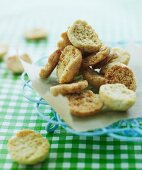 Klassische Zwiebackbrötchen aus Dänemark