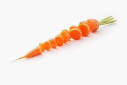 A sliced carrot