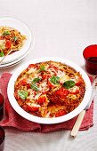 Spaghetti-Hackfleisch-Kuchen