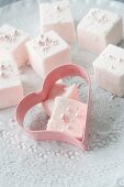 Marshmallows with sugar beads