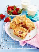 Strawberry Slice with coconut