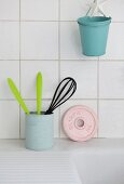 Pastel kitchen accessories