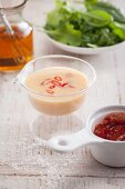 A honey and chilli dressing