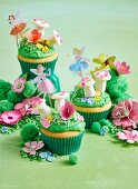 Backen für Kinder: Elfenwald-Cupcakes