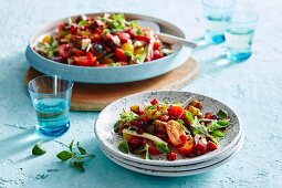 Sommerlicher Ratatouille-Gemüsesalat