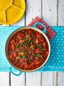 Fish stew with peas