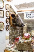 The shop Macelleria Falorni in Greve, Tuscany
