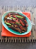 Stir-fried Eggplant in Black Bean Sauce