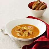 Fischsuppe mit Fenchel und Passata (Italien)