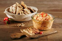 Spicy pepper dip with Thai chillis